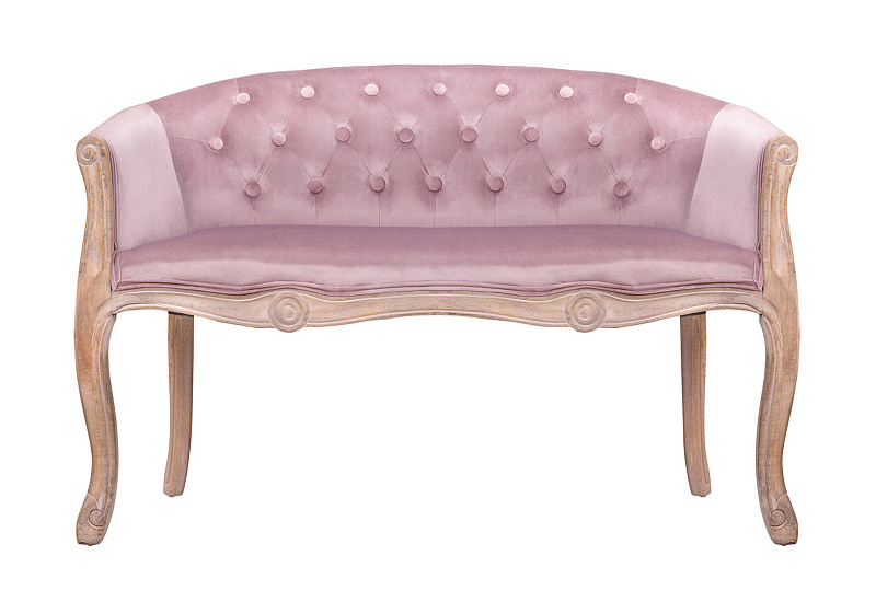 Двухместный дизайнерский диван Kandy Double Pink Velvet в Санкт-Петербурге Двухместный дизайнерский диван Kandy Double Pink Velvet