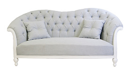 Французский диван Velina цвет серый