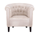 Низкое кресло Swaun Beige Velvet №0