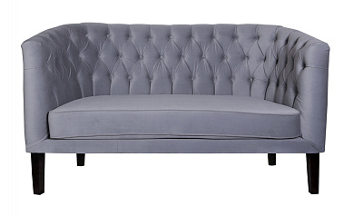 Прямой двухместный диван Harry серый