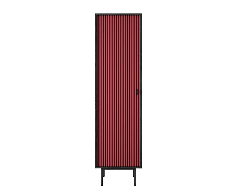 Шкаф c одной дверкой "Emerson" арт EM101/red/L