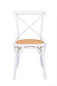 Стул ретро Cross Back White