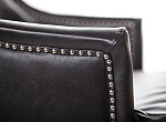 Кожаное кресло Chester Black Leather №4