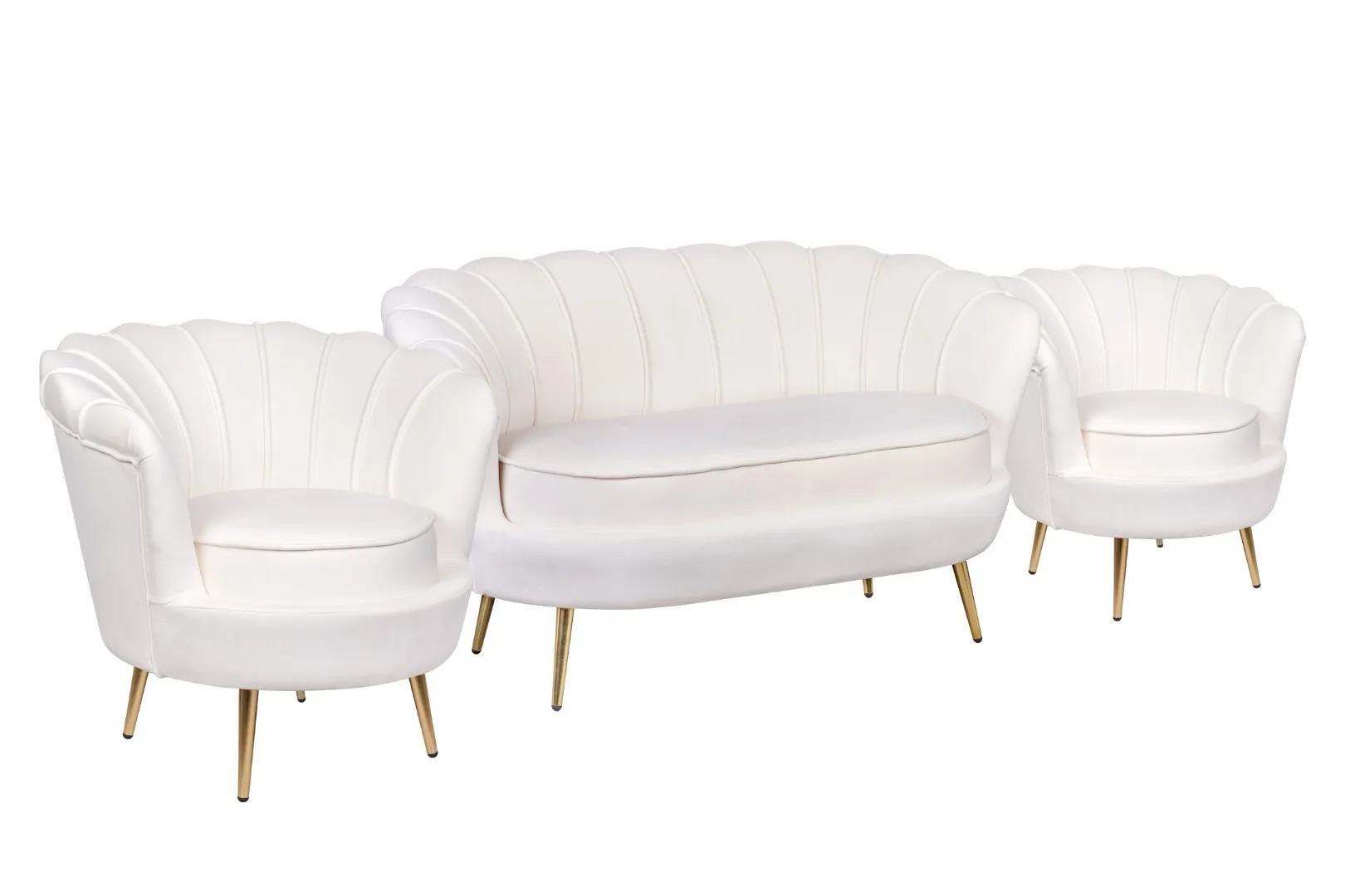 купить Комплект кресел и дивана ракушка Pearl Double Beige