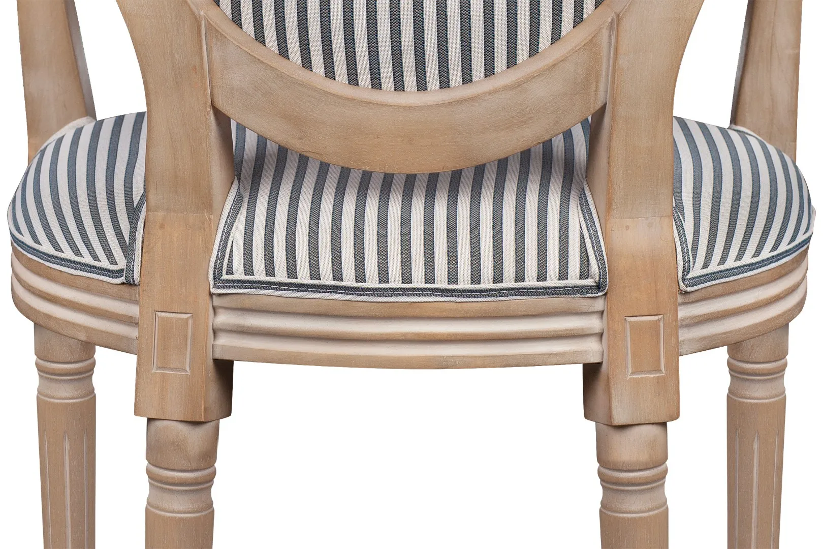 фото Мягкий стул с подлокотниками Volker Arm Black Pinstripe в Санкт-Петербурге