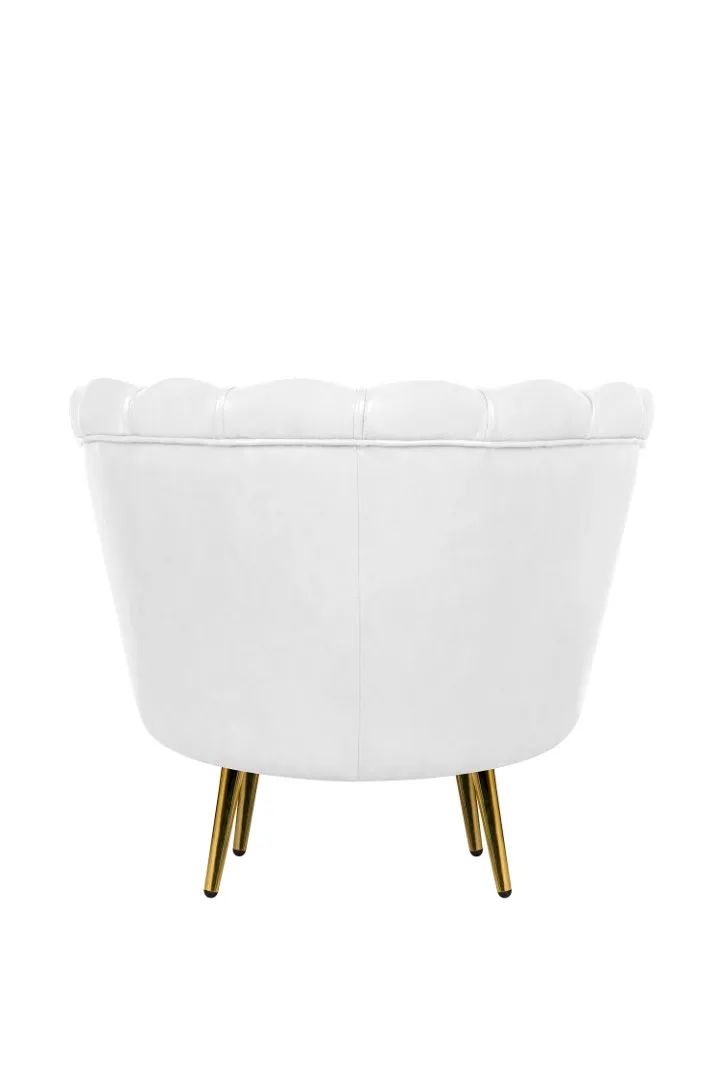 Низкое кресло ракушка Pearl White в интернет-магазине в Москве Низкое кресло ракушка Pearl White в интернет-магазине в Санкт-Петербурге