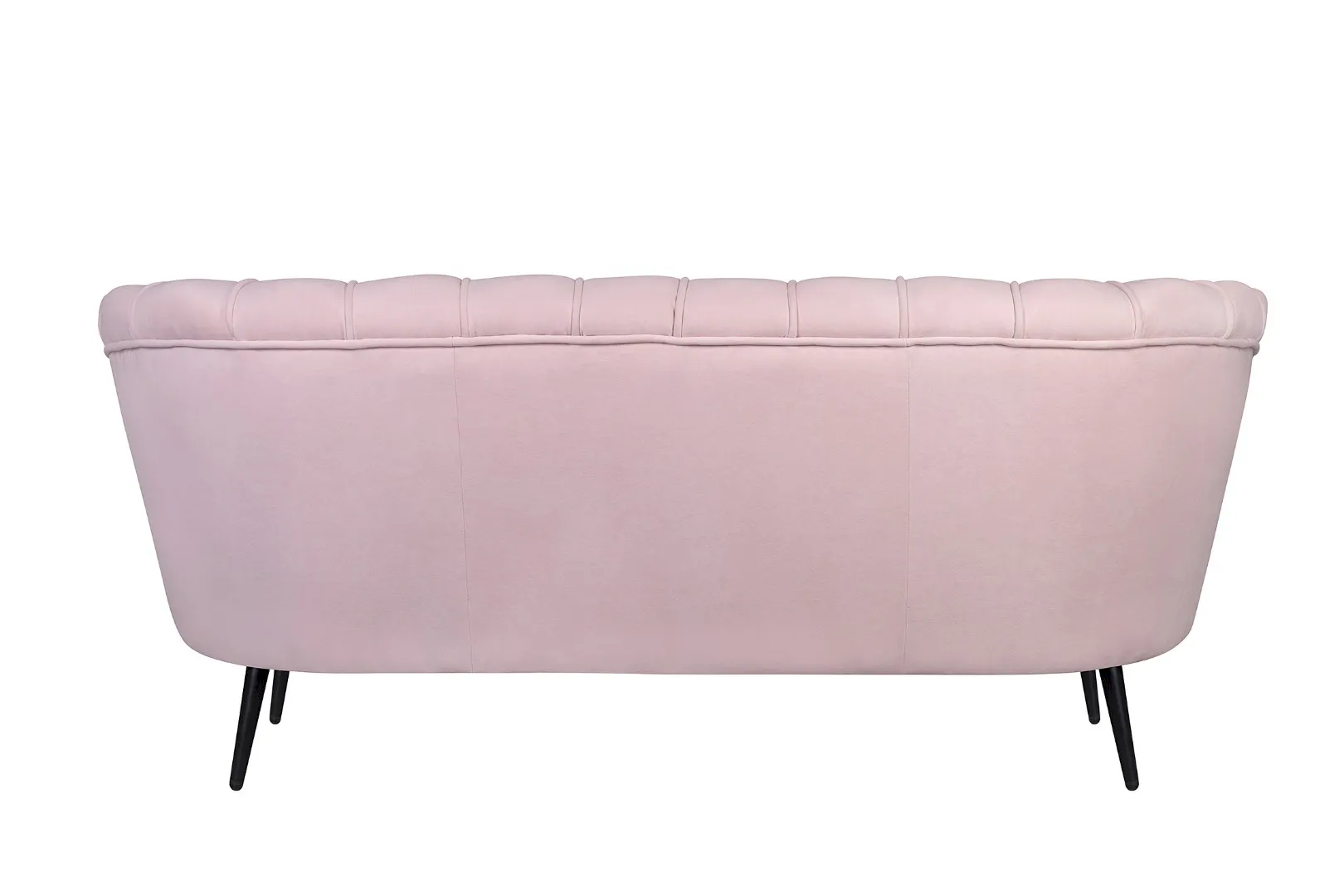 Дизайнерский диван Pearl Triple Pink на черных ножках в интернет-магазине в Москве Дизайнерский диван Pearl Triple Pink на черных ножках в интернет-магазине