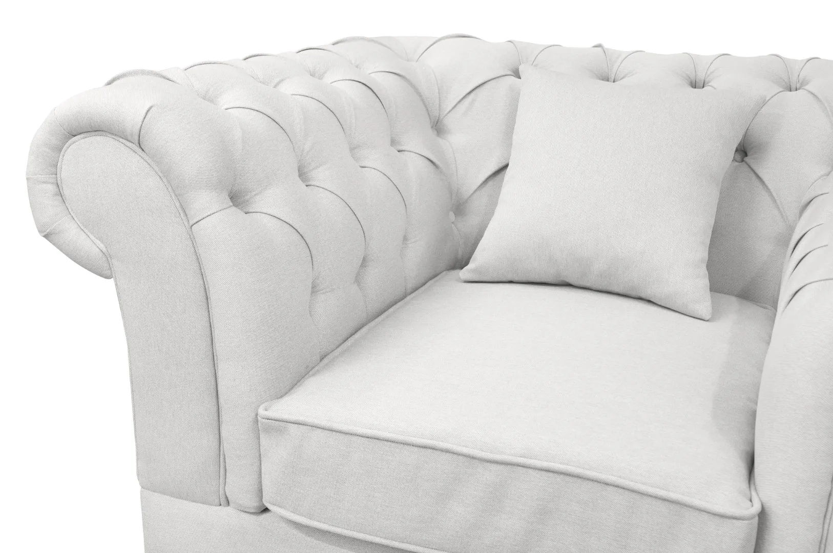 Низкое кресло Dasen Beige в интерьере