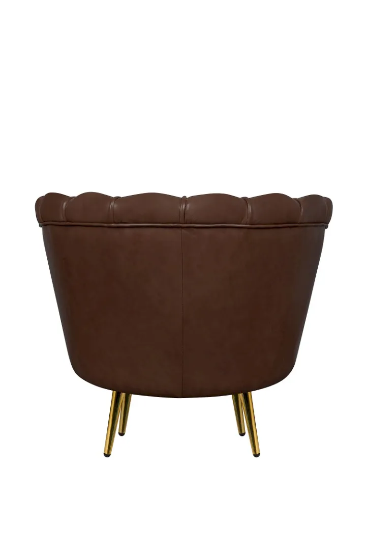 Низкое кресло ракушка Pearl Brown V2 в интернет-магазине