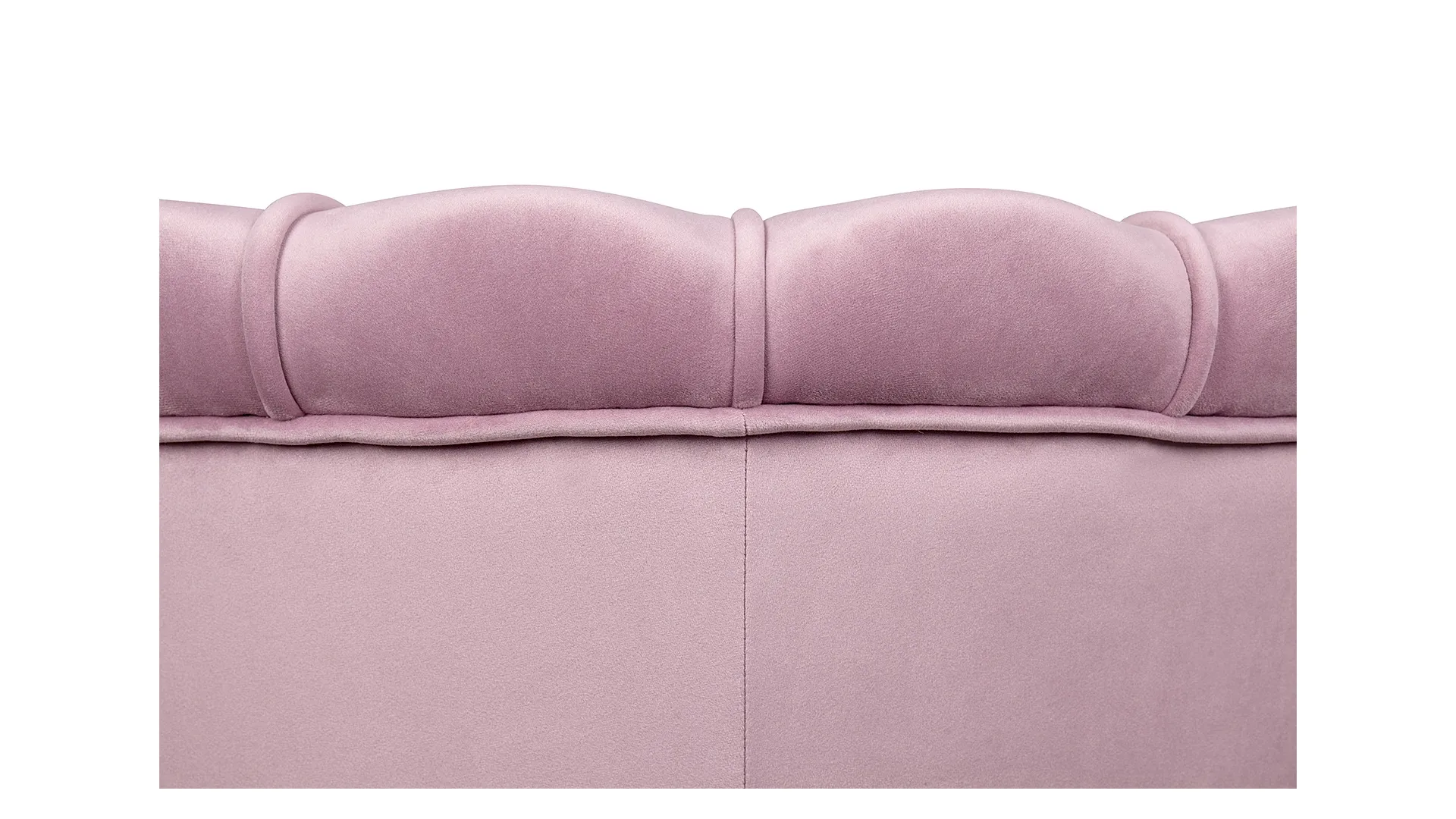 фото Кресло ракушка Pearl Pink на черных ножках