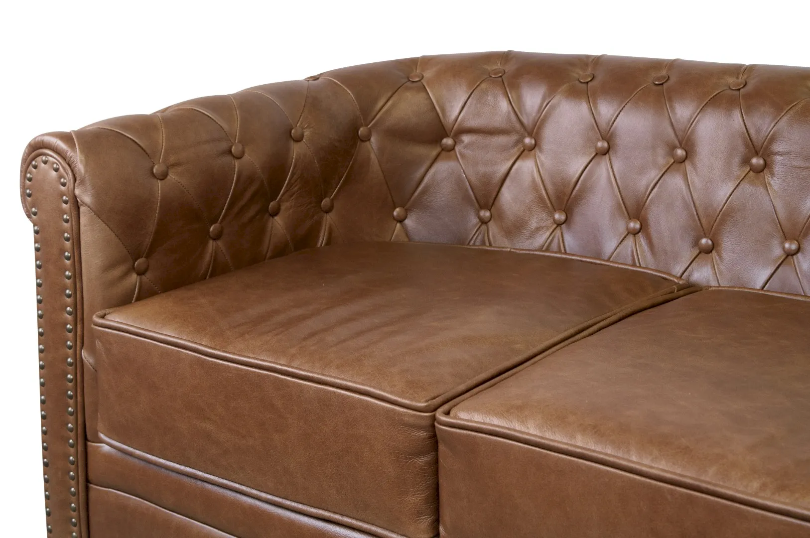Кожаный диван лофт Karo Brown leather 2S в интерьере в Москве Кожаный диван лофт Karo Brown leather 2S в интерьере в Санкт-Петербурге