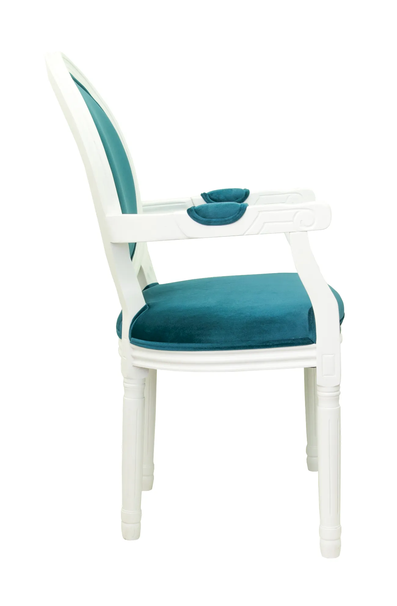 купить Мягкий стул с подлокотниками Volker Arm Blue and White в Москве купить Мягкий стул с подлокотниками Volker Arm Blue and White в Санкт-Петербурге