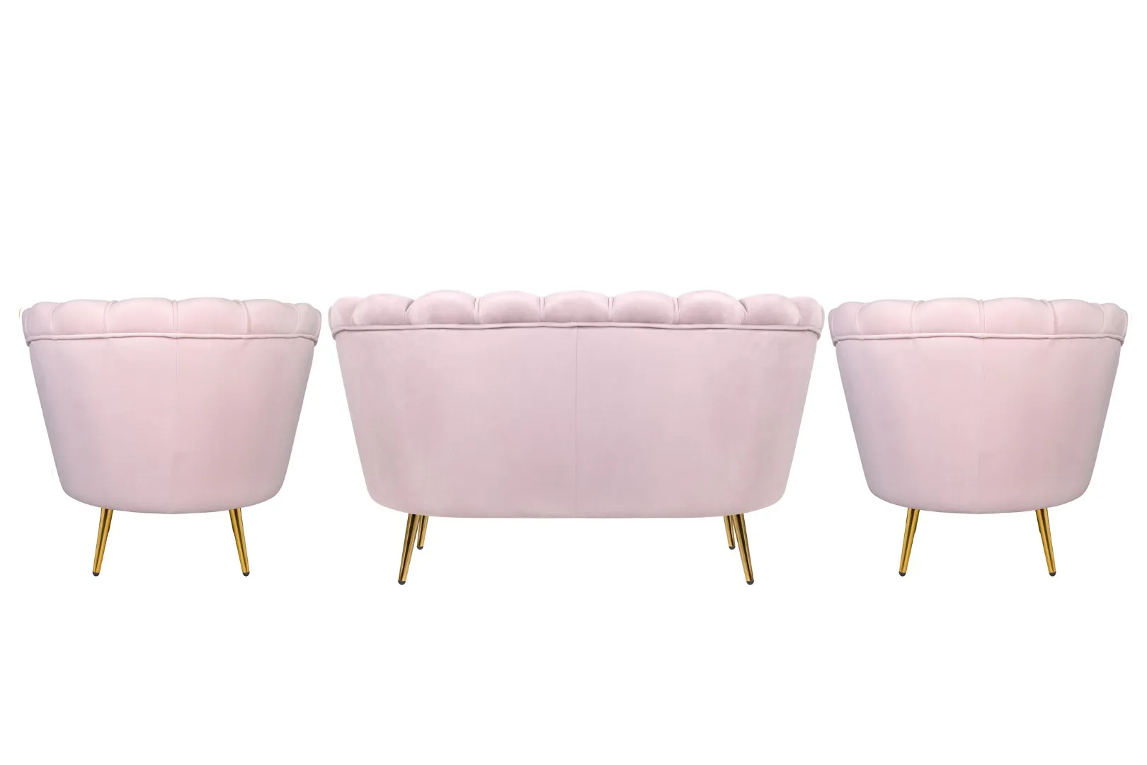 заказать Комплект кресел и дивана ракушка Pearl Double Pink V2
