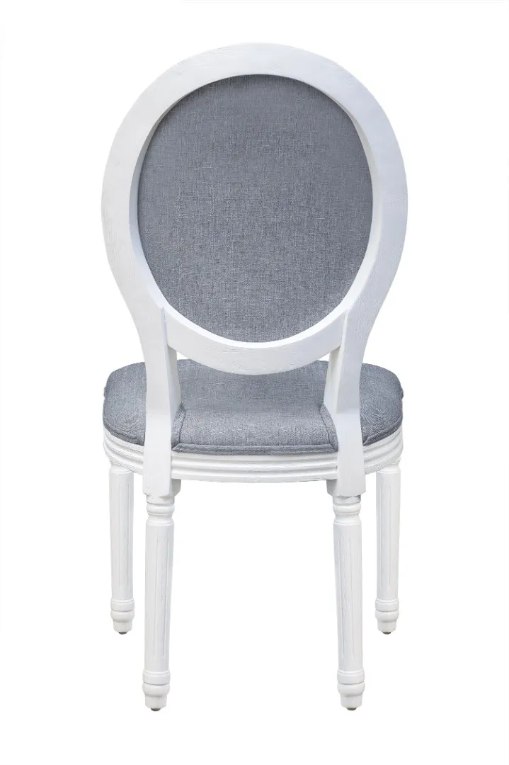 Стул с круглой спинкой Volker oak Grey and White в интернет-магазине