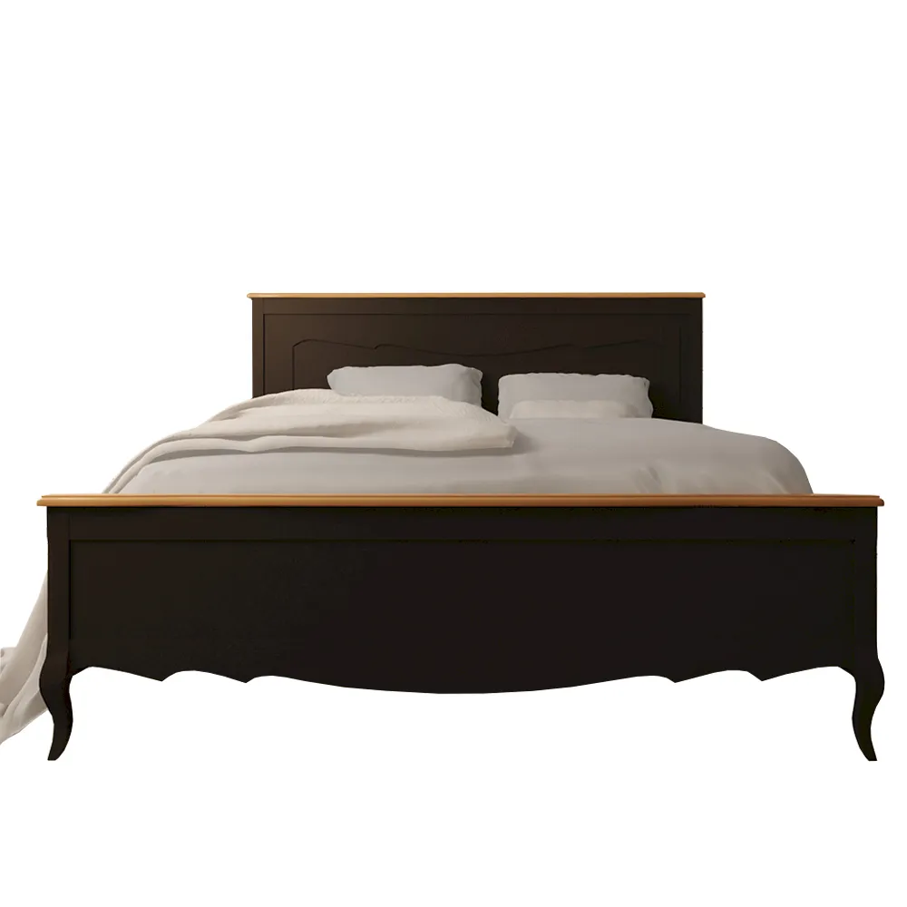 купить Кровать "Леонтина (Leontina)" в черном цвете 180х200 см арт ST9341/18BLK