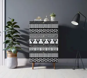 Комод высокий "Бербер (Berber)" принт 19 арт BB10/Print_19