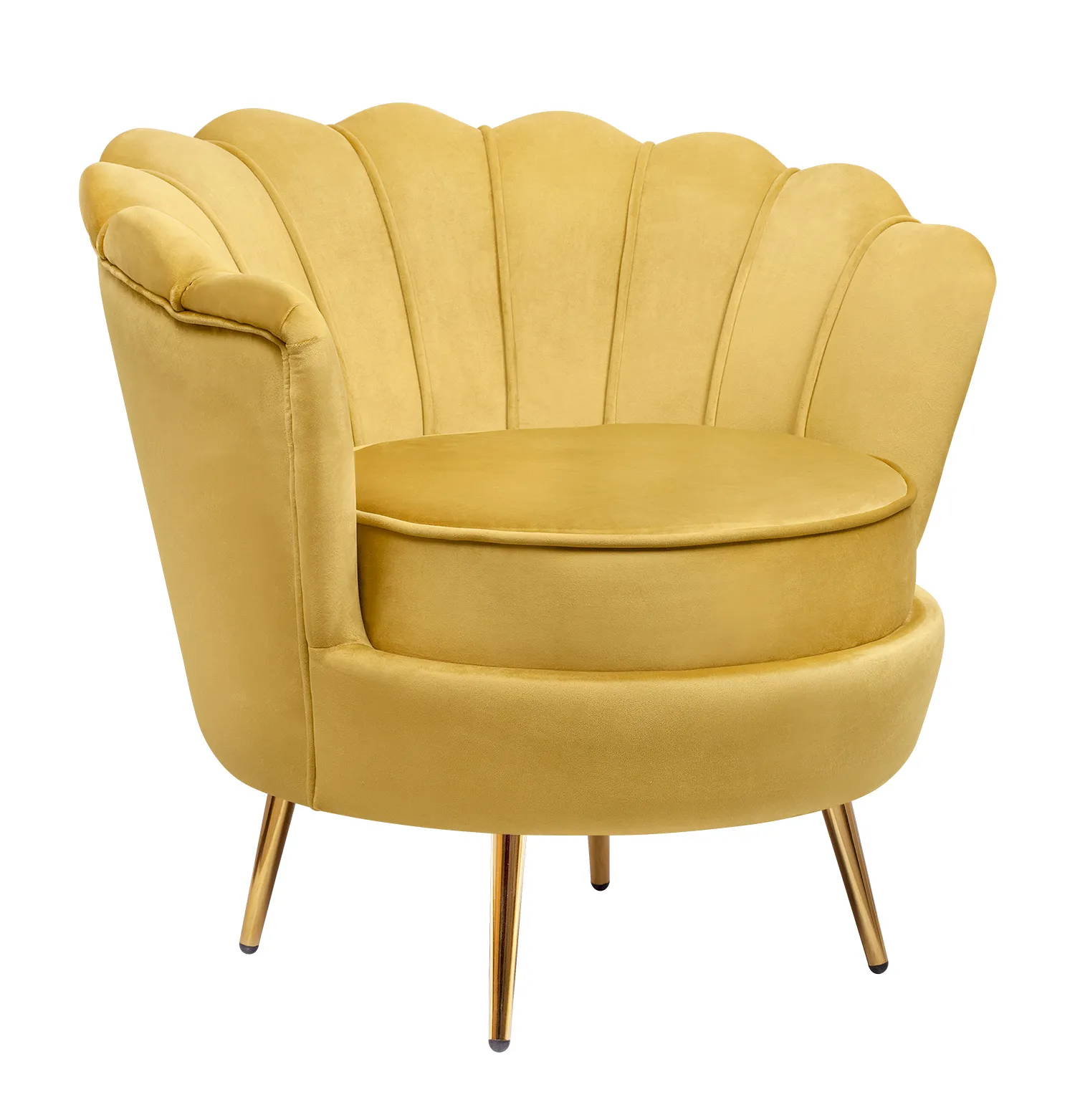 купить Низкое кресло ракушка Pearl Yellow в Санкт-Петербурге