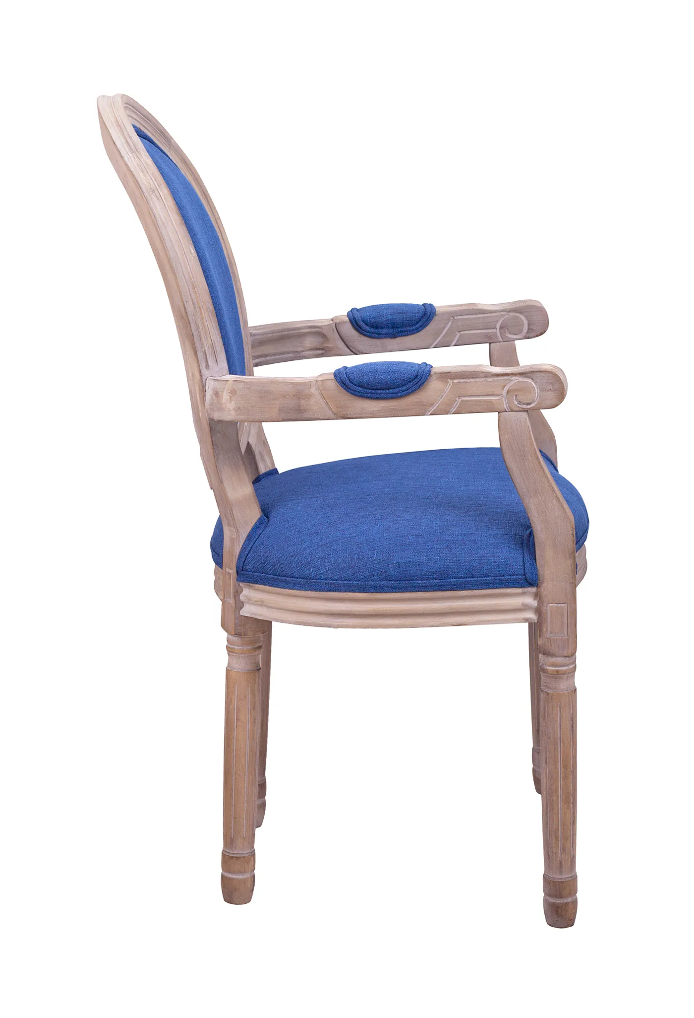 заказать Мягкий стул с подлокотниками Volker Arm Original Blue в Санкт-Петербурге