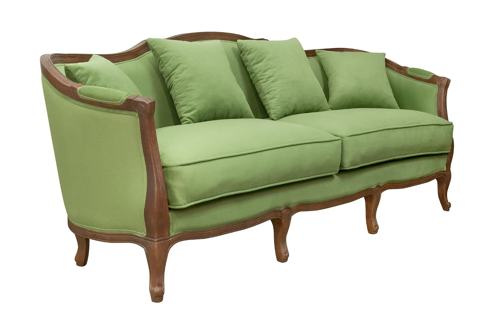 купить Прямой диван Darcy 3 Green