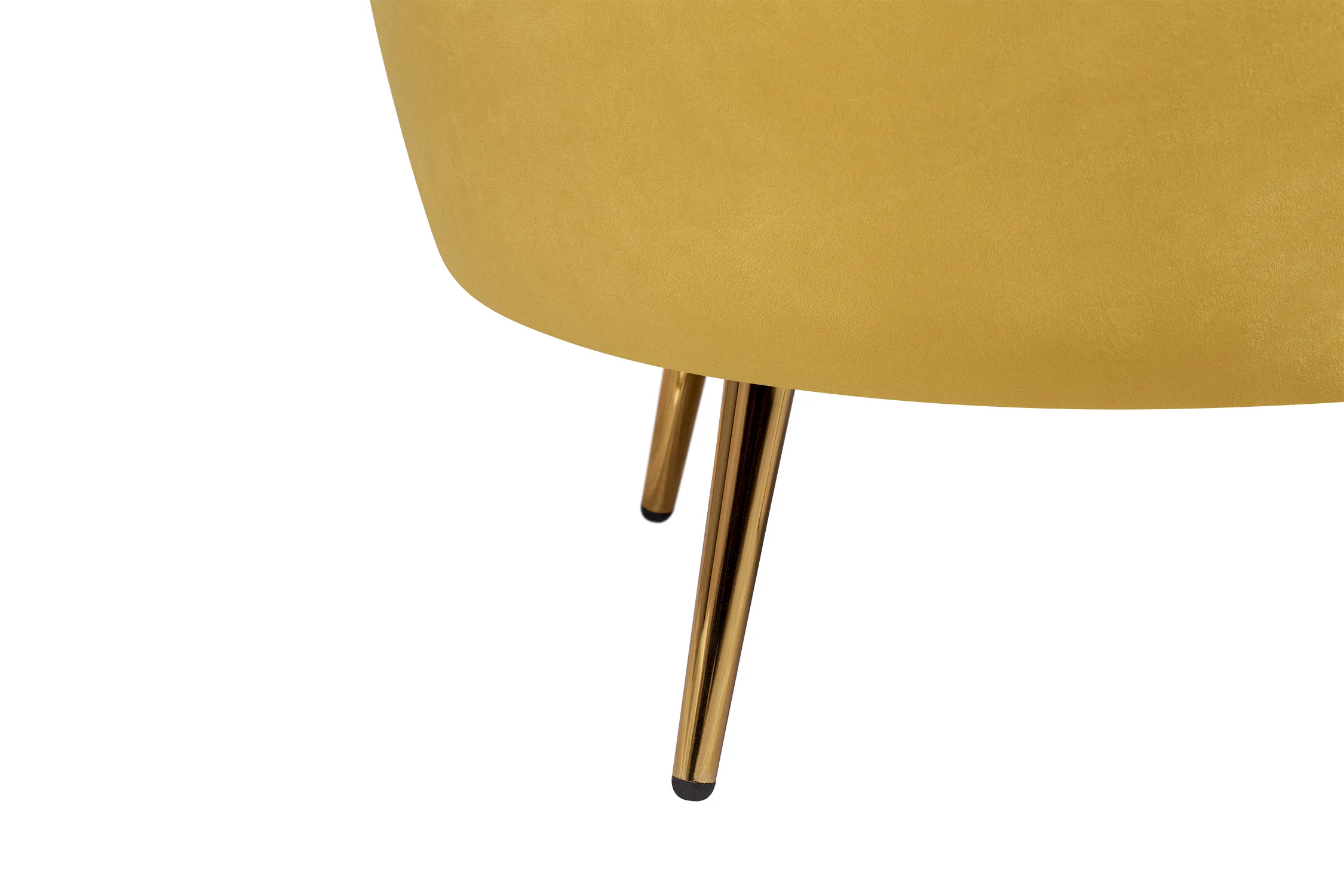 фото Низкое кресло ракушка Pearl Yellow в интерьере в Санкт-Петербурге