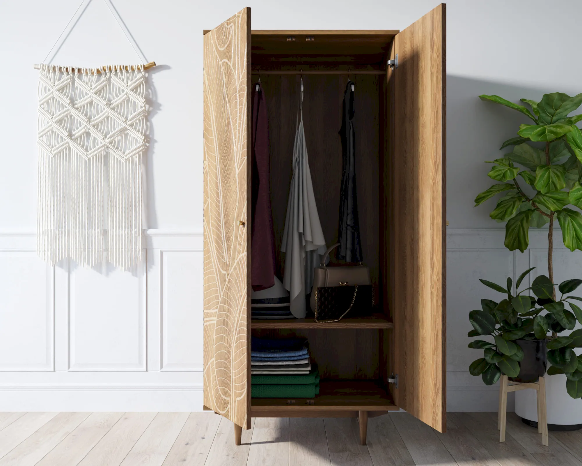 купить Шкаф "Boho" джангл арт BH11 в Москве купить Шкаф "Boho" джангл арт BH11