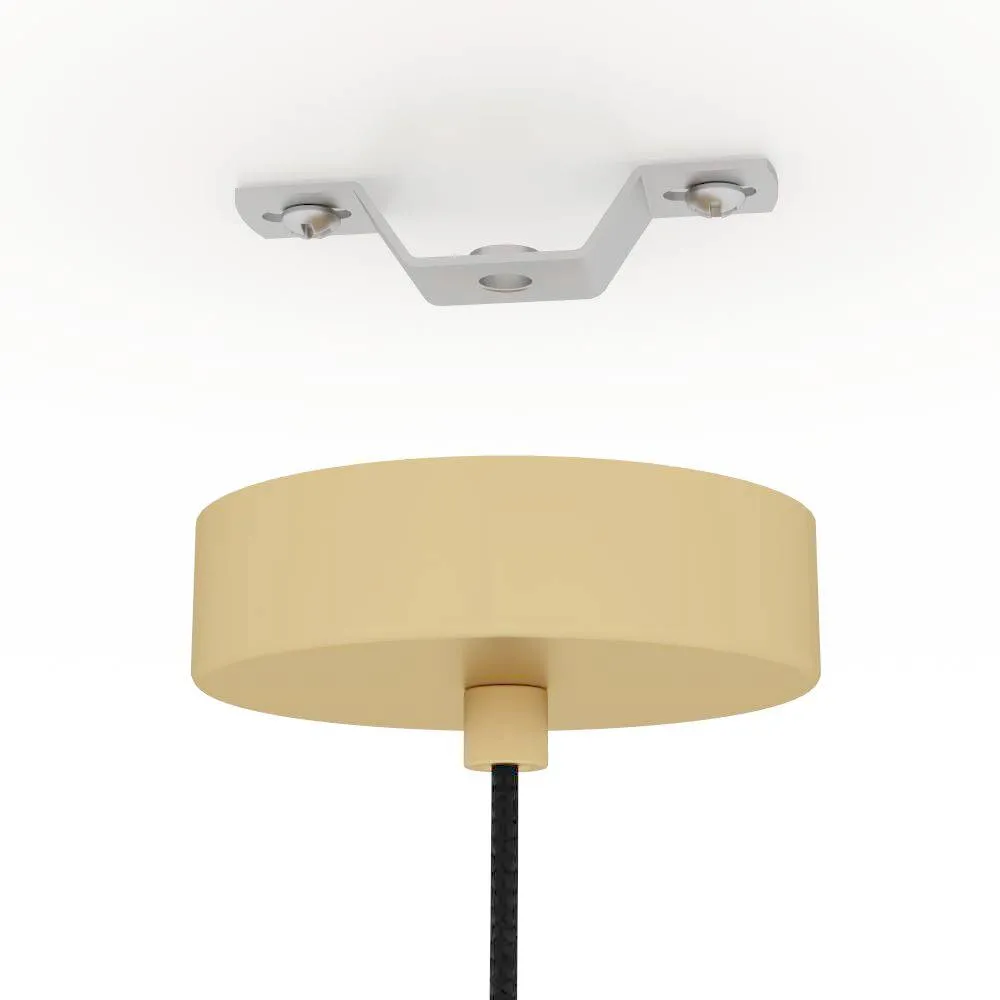 43815 Подвесной потолочный светильник (люстра) CARLTON, 1Х60W, E27, H1100, ?385, сталь, золотой в интернет-магазине