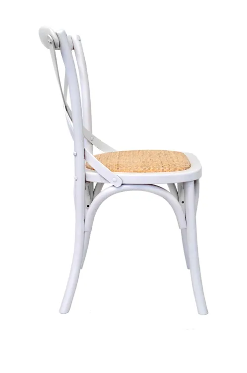 купить Стул ретро Cross Back White в Санкт-Петербурге