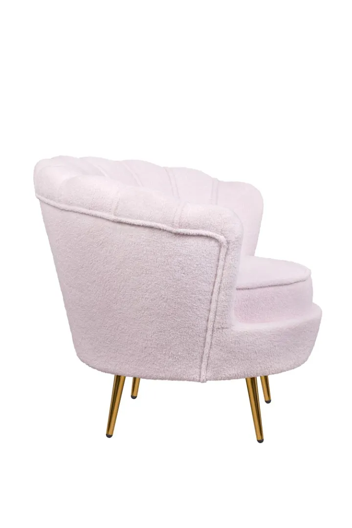 заказать Низкое кресло ракушка Pearl Pink Boucle в Москве заказать Низкое кресло ракушка Pearl Pink Boucle в Санкт-Петербурге