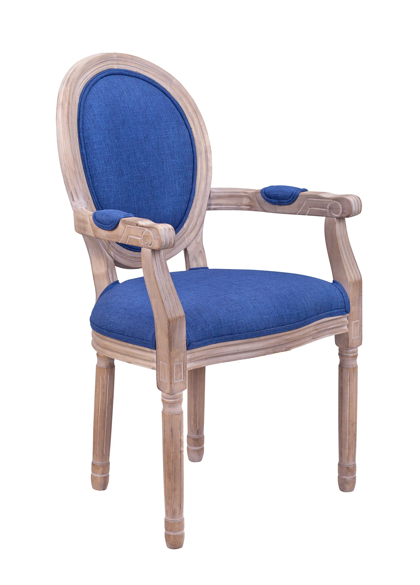 купить Мягкий стул с подлокотниками Volker Arm Original Blue в Санкт-Петербурге