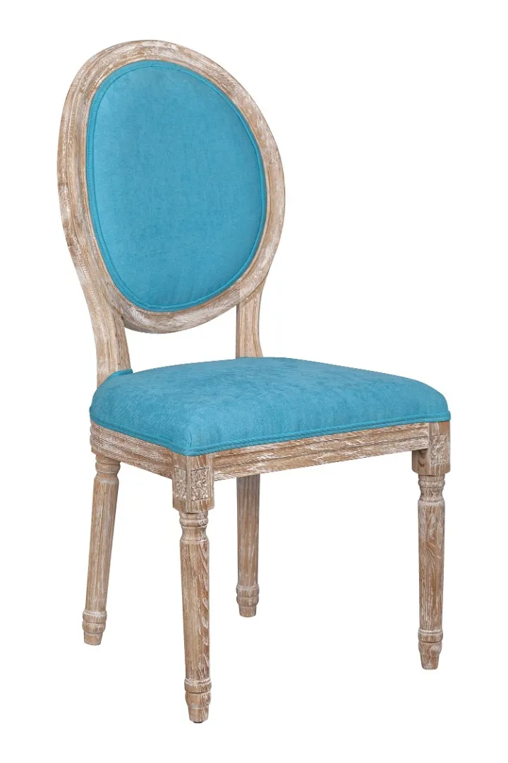 купить Стул с круглой спинкой Volker Oak Light Blue в Санкт-Петербурге