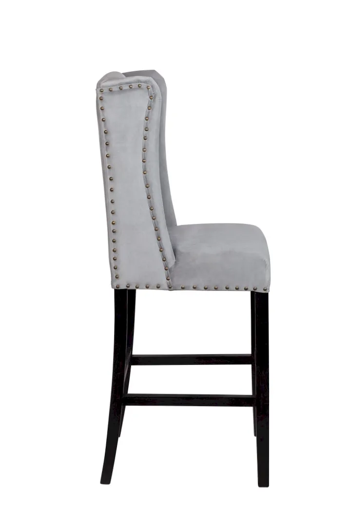 заказать Дизайнерский барный стул Skipton Grey Velvet в Москве заказать Дизайнерский барный стул Skipton Grey Velvet в Санкт-Петербурге