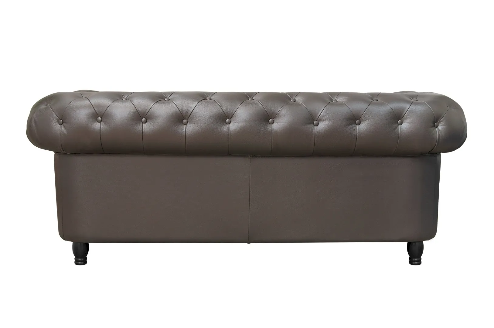 Диван из коричневой кожи Chesterfield Brown Leather 2S в интернет-магазине