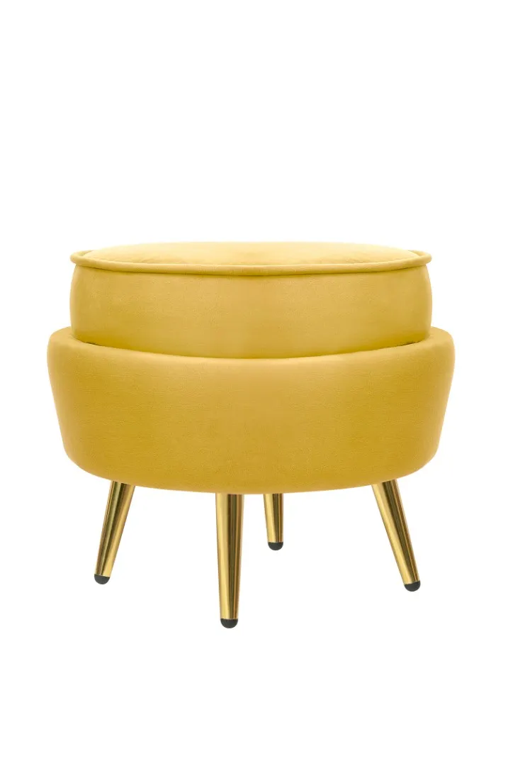 купить Пуф Pearl Adorn Yellow