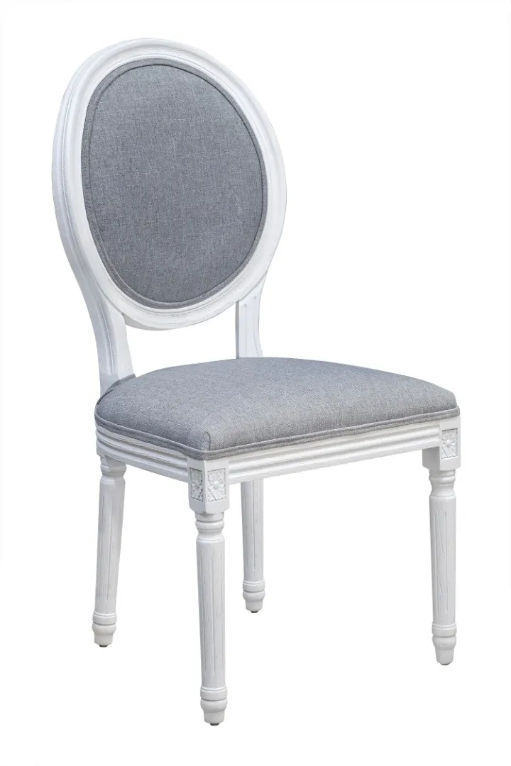 купить Стул с круглой спинкой Volker oak Grey and White