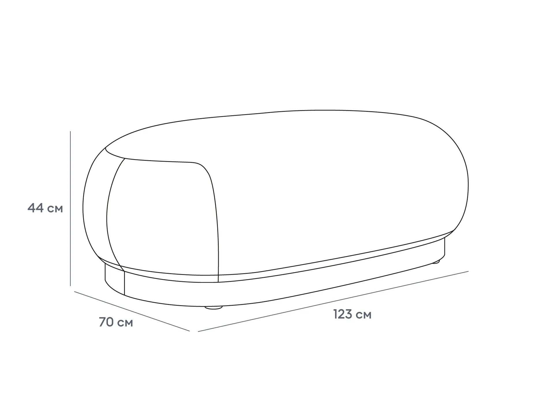 Банкетка Lucca в интерьере в Москве Банкетка Lucca в интерьере в Санкт-Петербурге