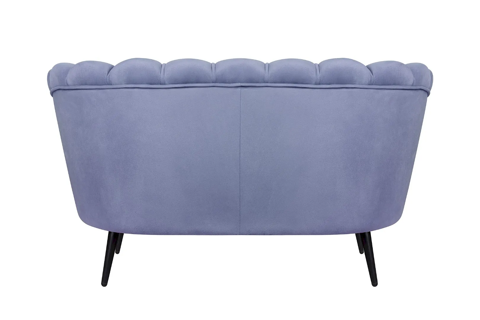 Диван ракушка Pearl Double Blue на черных ножках в интернет-магазине