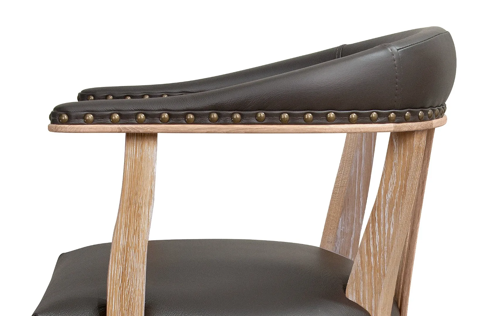 фото Стул в стиле ретро Tanner Genuine Brown Leather