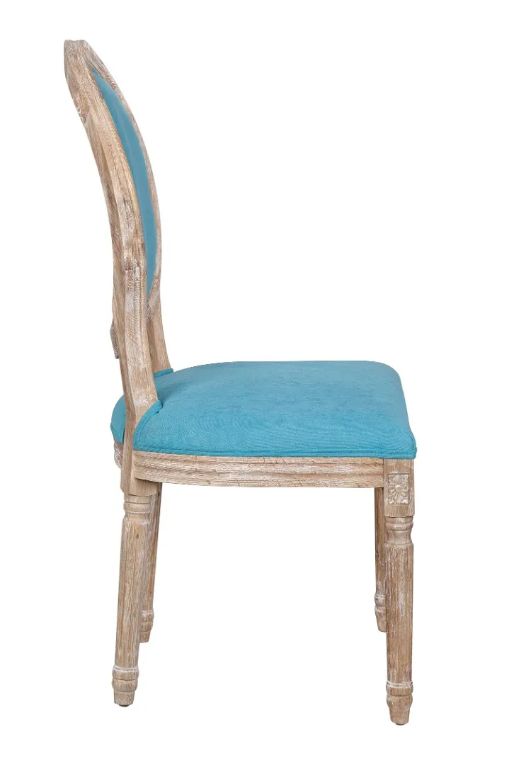 заказать Стул с круглой спинкой Volker Oak Light Blue