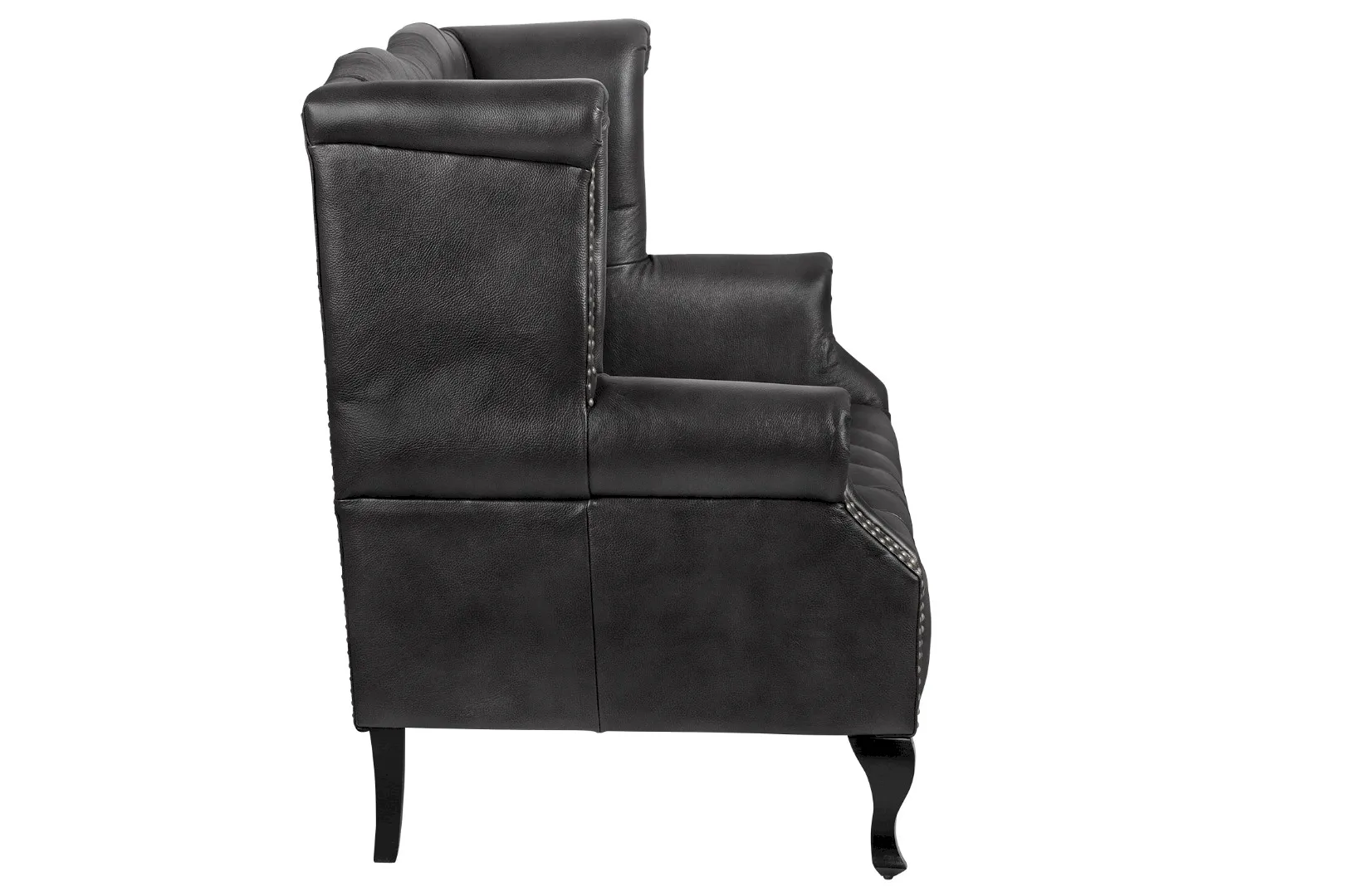 заказать Кожаный дизайнерский диван лофт Royal Sofa Black в Санкт-Петербурге