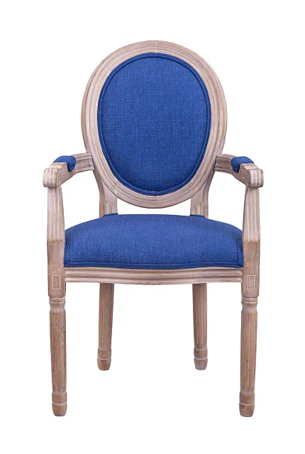 Мягкий стул с подлокотниками Volker Arm Original Blue в Санкт-Петербурге