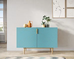 заказать Комод с двумя дверками "Лайн (Line)" LN01/GR1/blue в Санкт-Петербурге