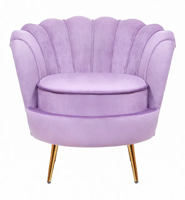 Низкое кресло ракушка Pearl Purple в Санкт-Петербурге Низкое кресло ракушка Pearl Purple