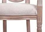 Мягкий стул с подлокотниками Volker Arm Beige V2 №7 в Санкт-Петербурге