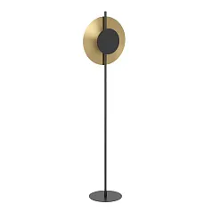 купить 900991 Светодиодный торшер TOCINA, 1х11W (LED), 1300lm, 3000K, L380, H1500, Base ?270, сталь, черный в Санкт-Петербурге