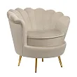 Низкое кресло ракушка Pearl Taupe №1 в Санкт-Петербурге