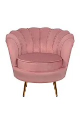 Низкое кресло ракушка Pearl Pink V3 на заказ в интернет-магазине в Санкт-Петербурге