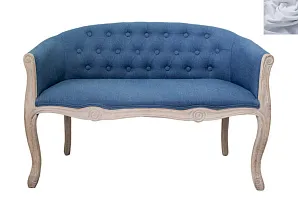 Диван французский стиль Kandy Double Blue светло серый в Санкт-Петербурге
