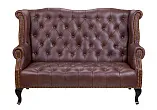 Кожаный дизайнерский диван лофт Royal Sofa Brown №0 в Санкт-Петербурге