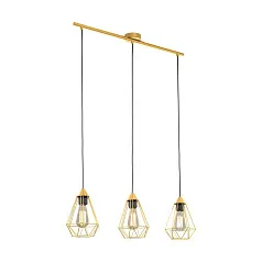 фото 43682 Подвесной потолочный светильник (люстра) TARBES, 3Х60W, E27, L790, B175, H1100, сталь, матовая в Санкт-Петербурге
