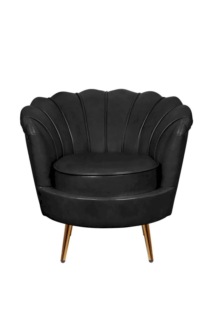 купить красивое Низкое кресло ракушка Pearl Black V2 в Санкт-Петербурге